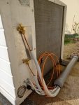 Wärmepumpe von hinten